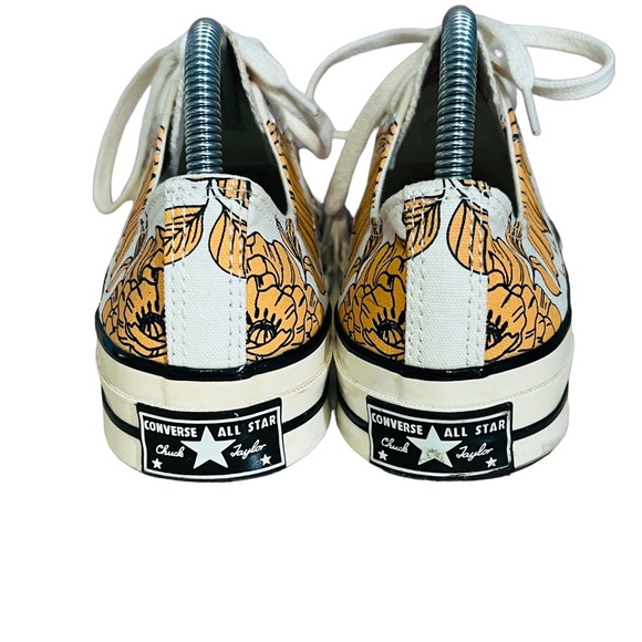 Converse Women's Chuck 70 Low "Vintage Floral " Egret/Sunflower 568375C … - Picture 3 of 12